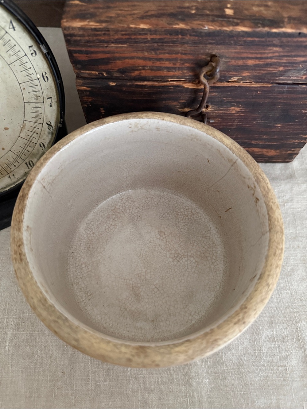 Antique Stoneware Crock - Picture 3 of 9